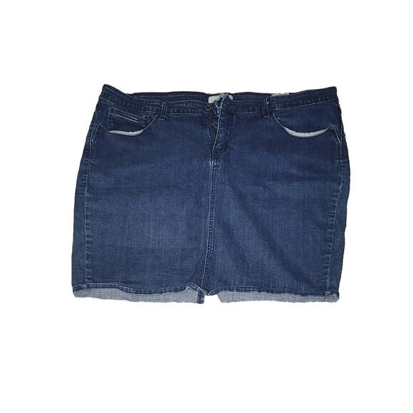 Levi's Western Cowgirl Rodeo Ranch Denim Skirt Size 24 Plus‎ Size - Picture 1 of 5